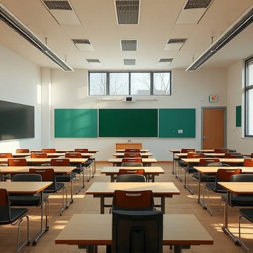 Salles de cours de l'académie